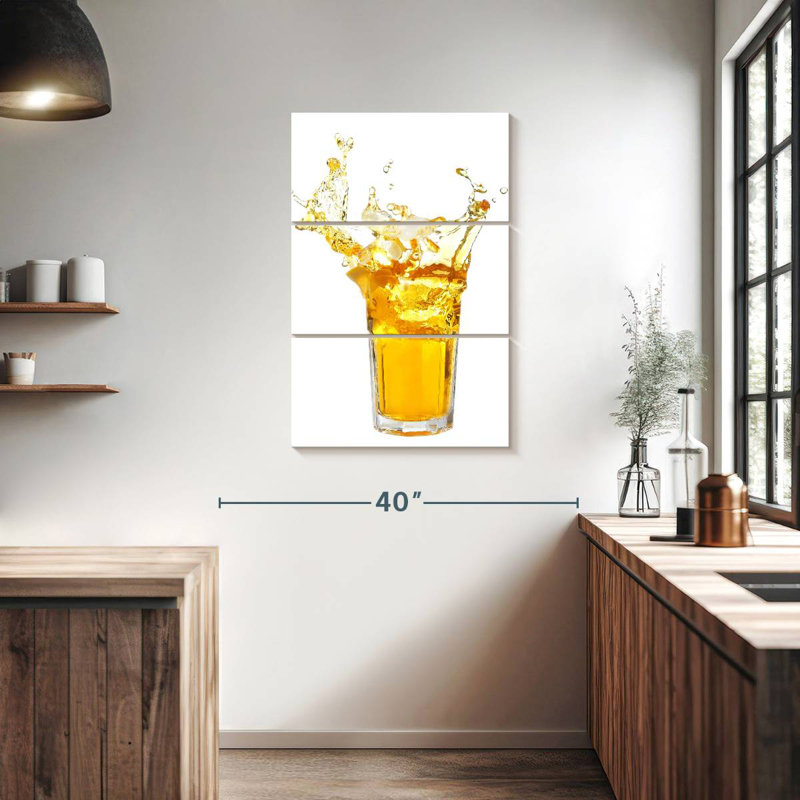 Yarlin Lemon Tea Splash, 38" H x 24" W