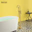 Robinet de baignoire à fixation sur plancher à deux poignées avec douche à main-71368099