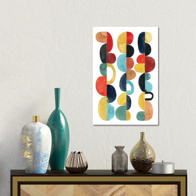 Midcentury Sunrise I- Gallery-Wrapped Canvas Giclée