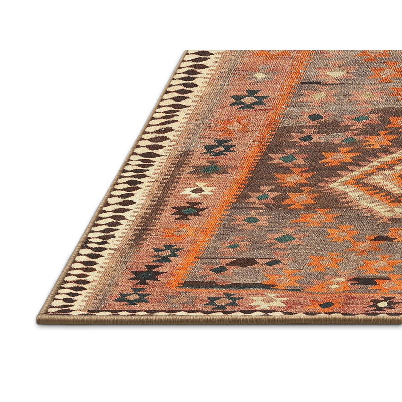 Canvey Southwestern Indoor Rug, Rectangle 5' x 7'
