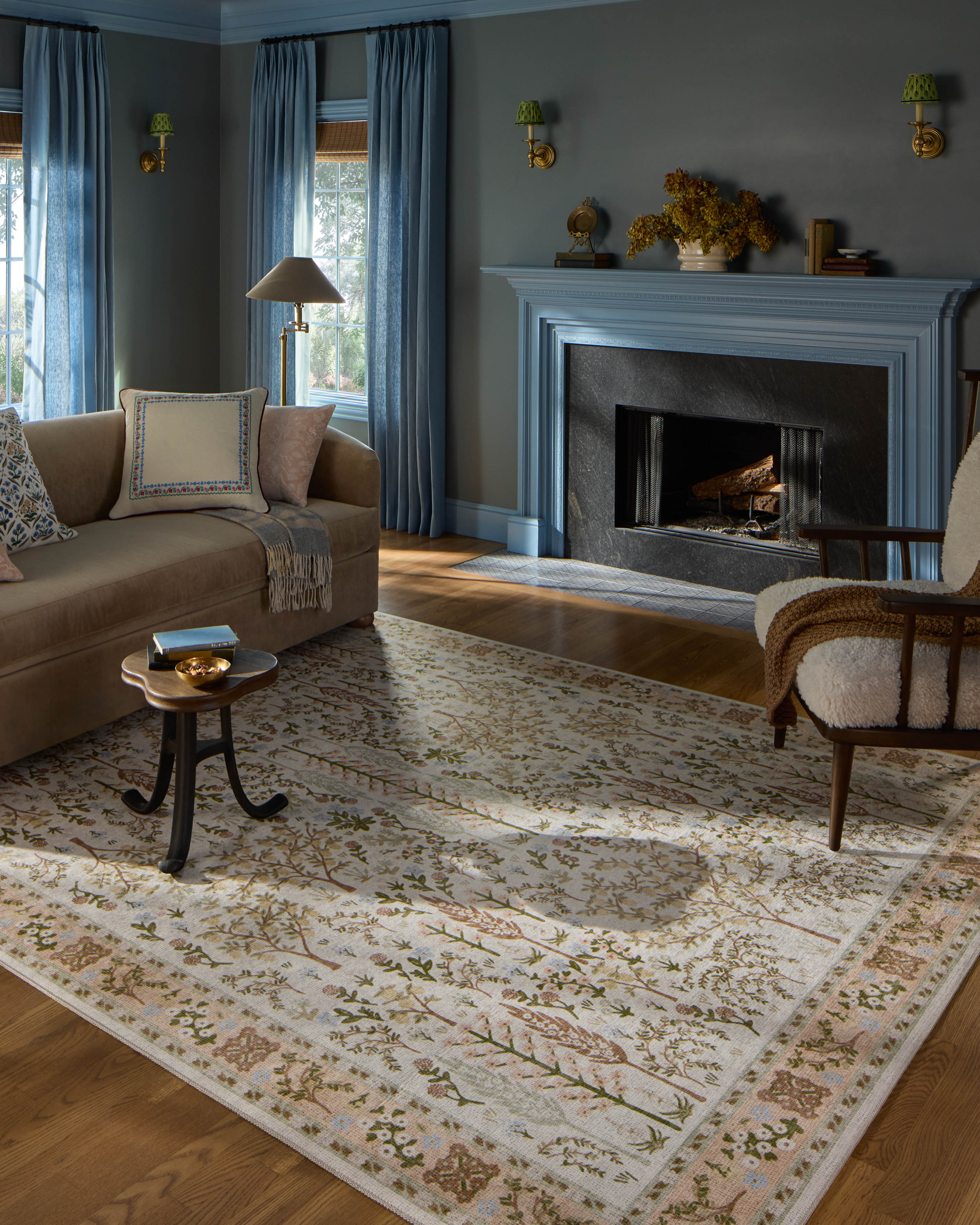Rifle Paper Co. x Loloi Canopy Cream Area Rug & Reviews | Birch Lane