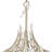 Bask Crystal Pendant - 32"W x 42"H - Gold Dust