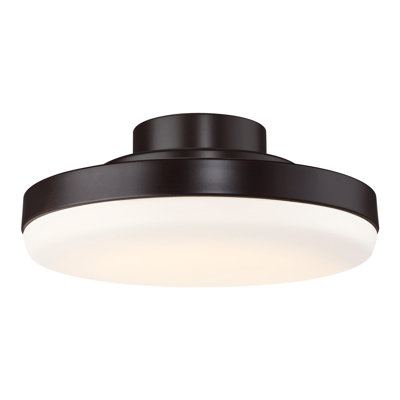 TriAire Ceiling Fan 12 inch Correlated Color Temperature (CCT) Select LED Light Kit - Dark Bronze