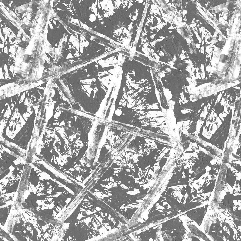 Abstract Wallpaper Double Roll, Black and White, Paper
