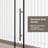 Frameless Sliding Shower Door Clear Tempered Glass Modern Black Bathroom