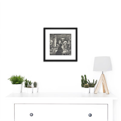 Vincent Van Gogh De Aardappeleters by Vincent Van Gogh - Single Picture Frame Print