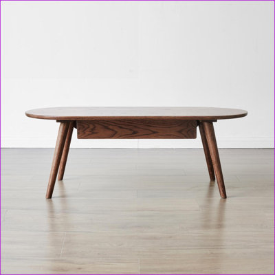 Table basse en bois massif avec tiroirs, facile à assembler et à nettoyer pour le salon
