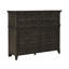 Commode 10 tiroirs 58 po Trelawny - brun selle