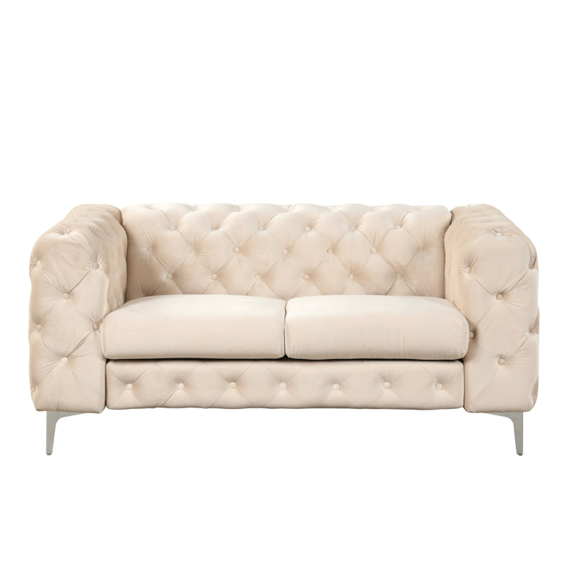 Causeuse Chesterfield 62 po Dott