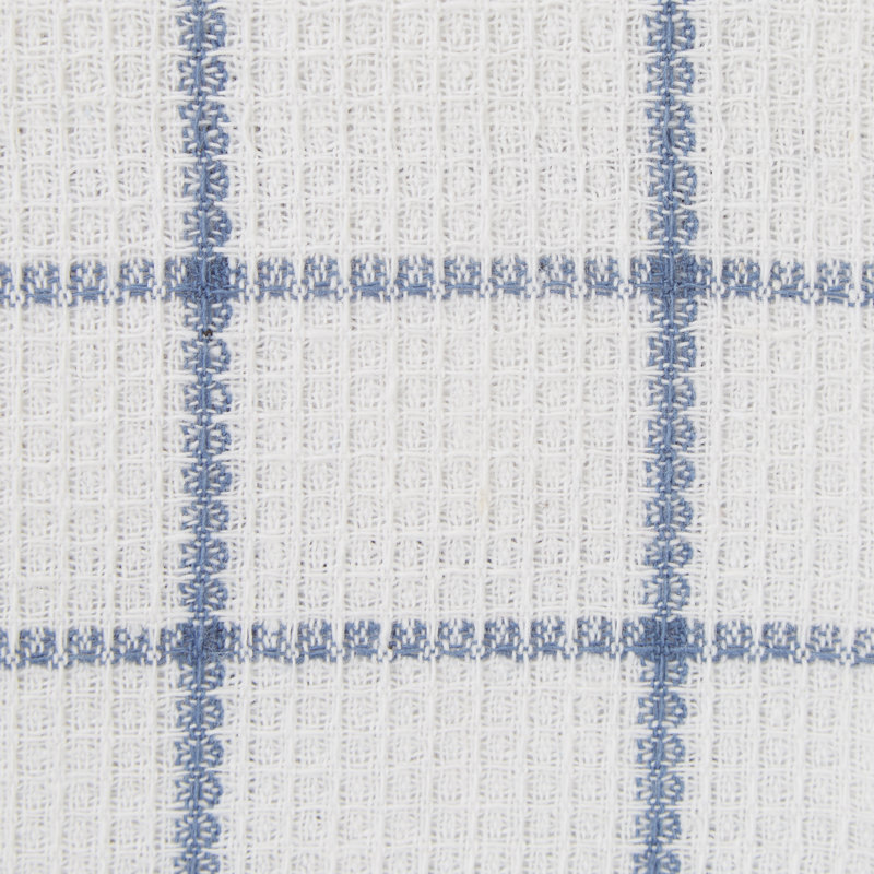 Linge à récurer, Blanc / bleu