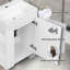 Meuble-lavabo moderne 20 "avec lavabo en céramique-2128194904
