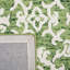 Tapis vert / blanc en laine touffeté à la main Arieah-1136472849