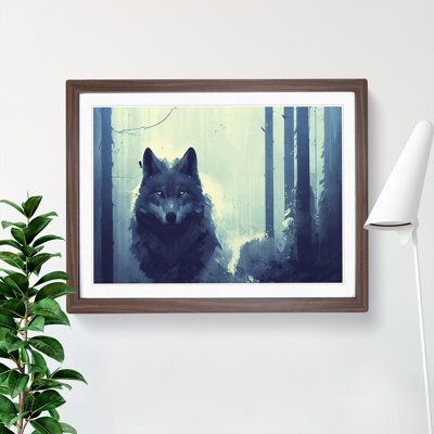 Wolf Art Painting Vol.3 - Framed Print