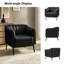 Fauteuil en similicuir de 27,5 po Yeilyn-94883781