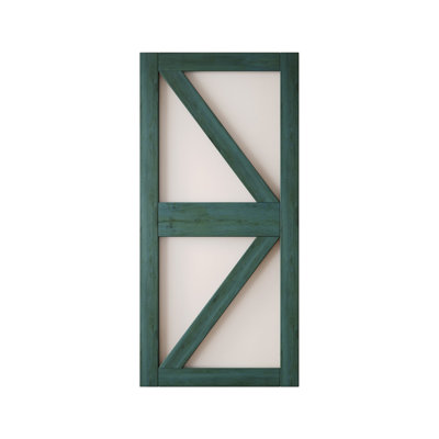 Porte de grange coulissante en bois massif non assemblé 36 po x 84 po