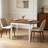 55" Extendable Solid Wood Kitchen Table , Oval Drop Leaf Tables For Small Spaces, Folding Dining Table For 4-6 People-431576622