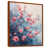 Toile avec cadre flottant brun