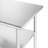 24" W x 72" L Stainless Steel Work Table with Undershelf and Caster Wheels