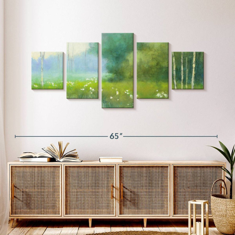 Spring Midst, 24" H x 55" W