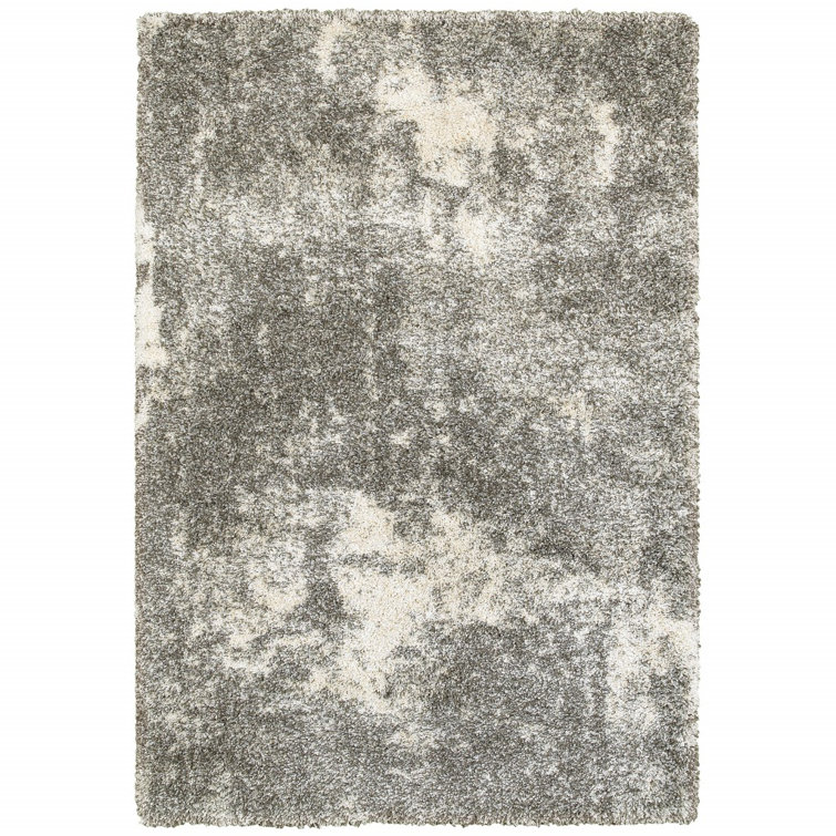 Tapis gris / ivoire Angiens