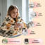 Plaid en flanelle polaire JYK pour l'Halloween, léger, respirant, doux et chaud en microfibre pelucheuse, 127 x 152 cm, motif carlin sorcière-134645259