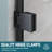 34'' W x 58'' H Frameless Tub Shower Door with 5/16'' Clear Glass Bathtub Door-101837363