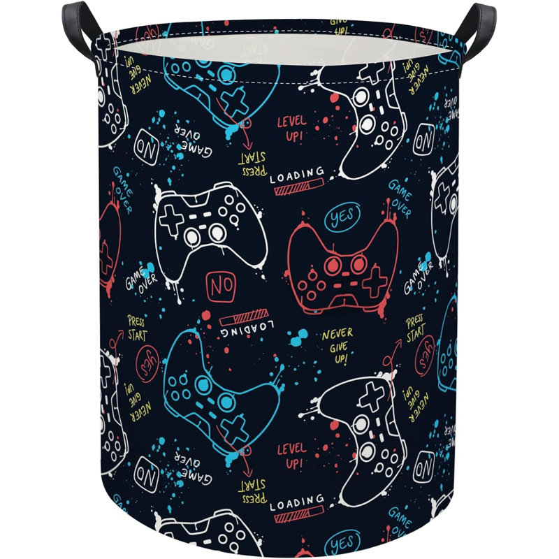 Jeu Panier à linge Garçons Enfants Panier à linge Panier à linge sale Rangement de jouets Panier à linge pour chambre à coucher (Jeu)