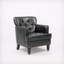 Fauteuil club rembourré en tissu Living Leisure