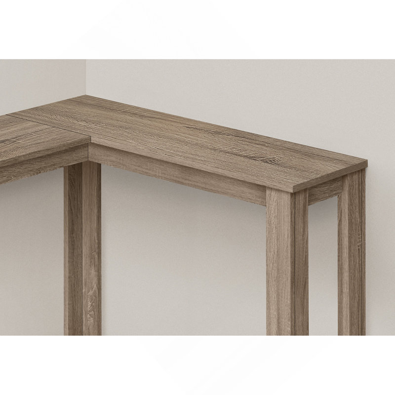 Console de table d'appoint étroite taupe, coin d'entrée pour la chambre à coucher de salon, table de construction moderne stable, console solide