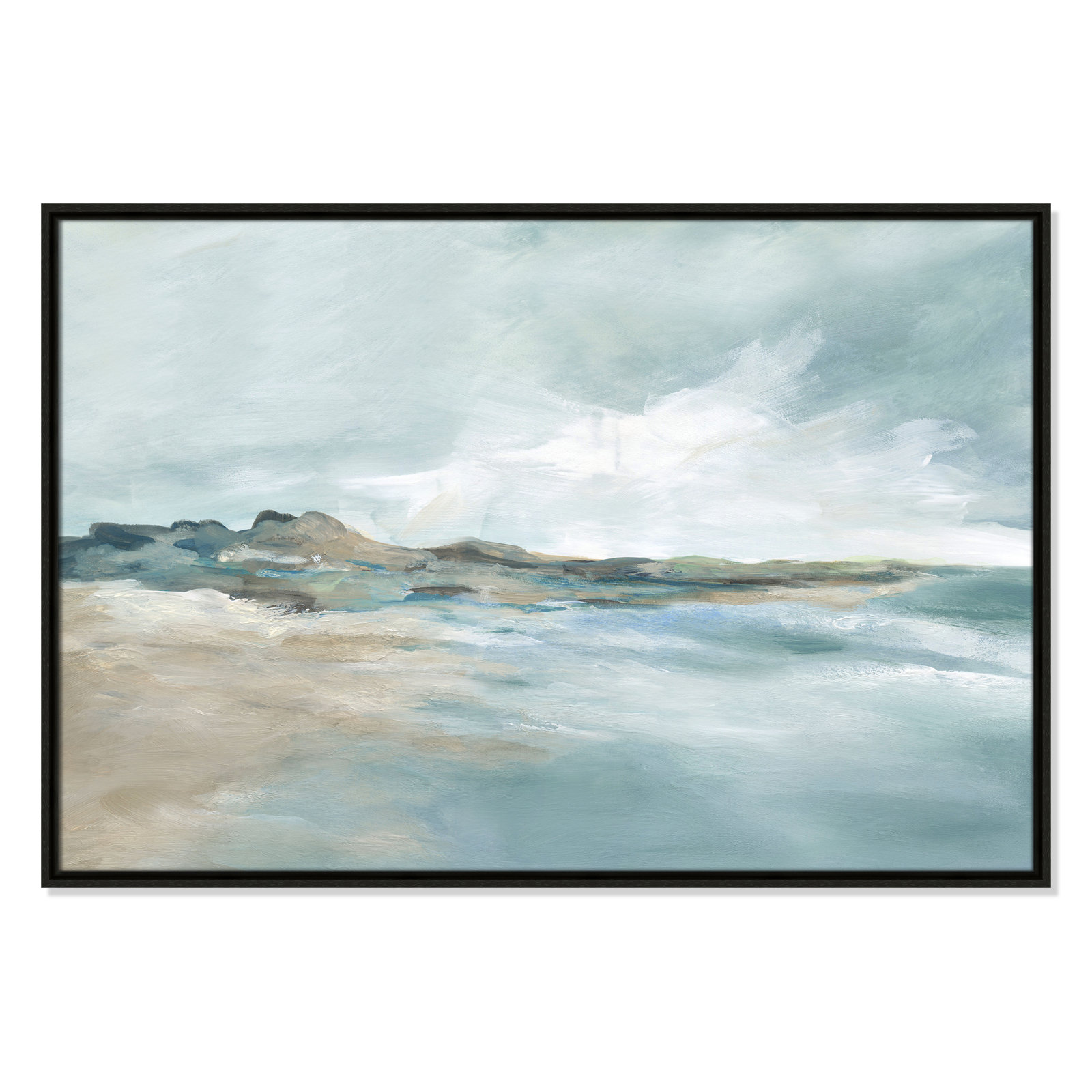 Sandpoint Print by Carol Robinson, Espresso, 25.5" H x 37.5" W