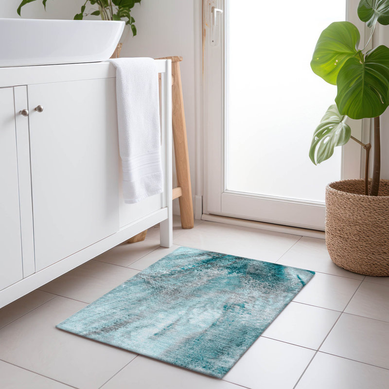 Tapis intérieur / extérieur Kyrie avec envers antidérapant, Rectangulaire 3 pi x 5 pi