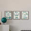 Aquatic Assemblage VII - Ensemble de 3 peintures sur toile encadrées-1546809124-1546809122