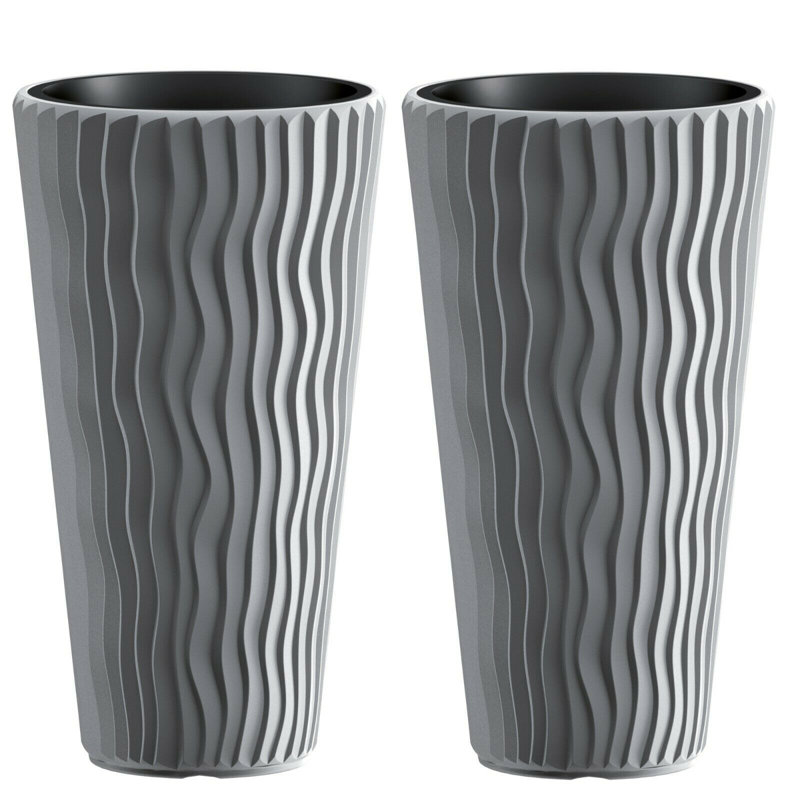 Holmgren Pot Planter, Stone Grey