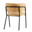 19 " H Upholstered Metal Armchair