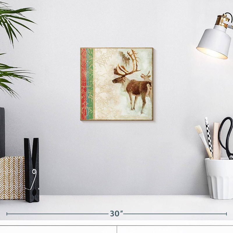 Renne de Noël Lelend Snow, H 10 po x l 10 po