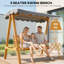 3 Person Porch Swing with Canopy