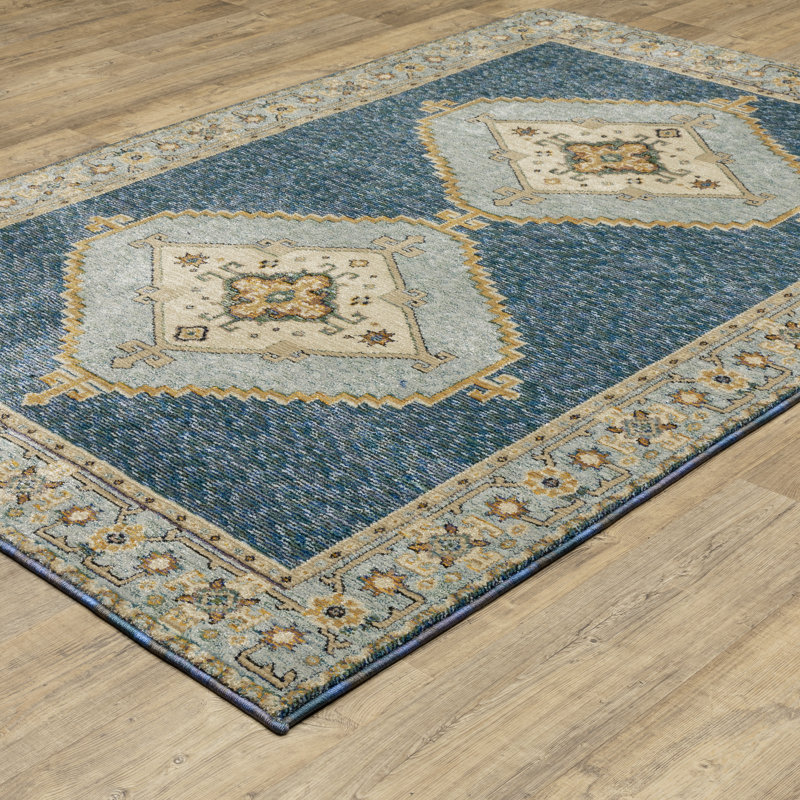 Rengina Oriental Indoor Rug, Rectangle 6'7" x 9'6"