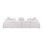 Canapé modulaire avec méridienne 9 pièces Mantua