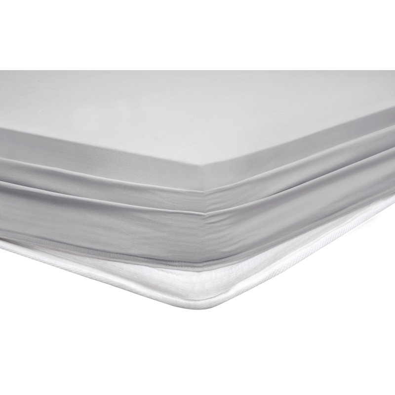 Gray Queen Size Cotton Fitted Sheet Set