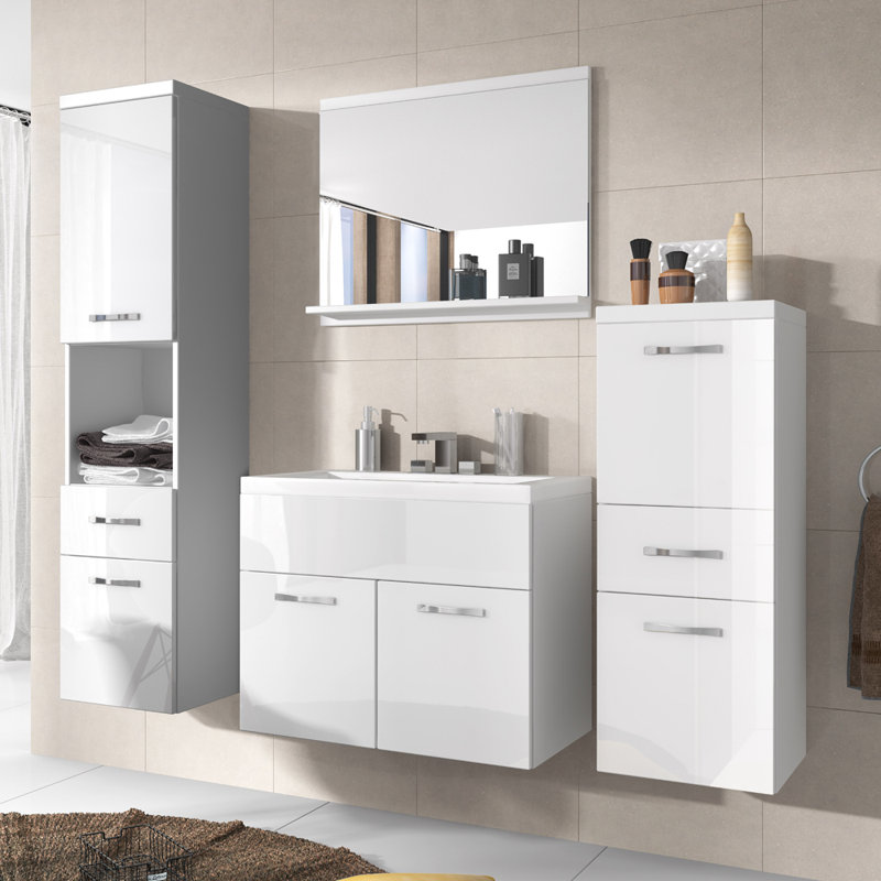 Aleicia Bathroom Furniture Suite, White