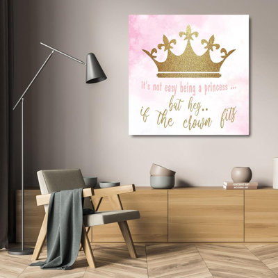 ArtDirect Allen, Kimberly Gallery Wrapped Canvas Art Titled: Princess Crown 1