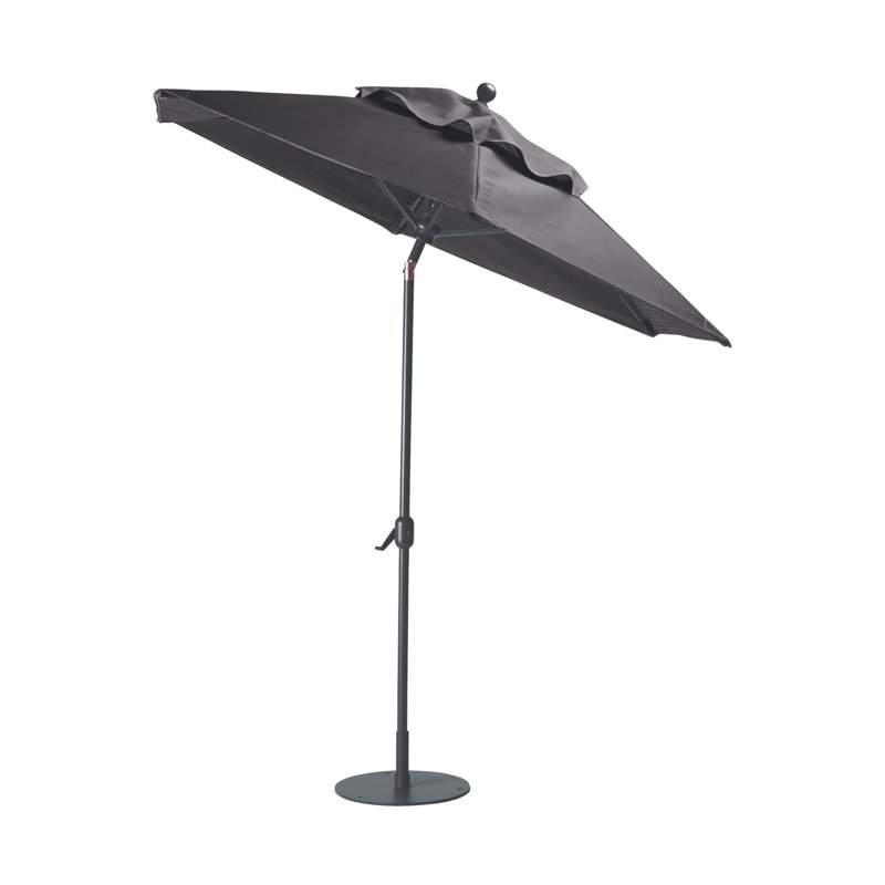 Parasol de marché 9 pi Portofino, Rincon, Graphite