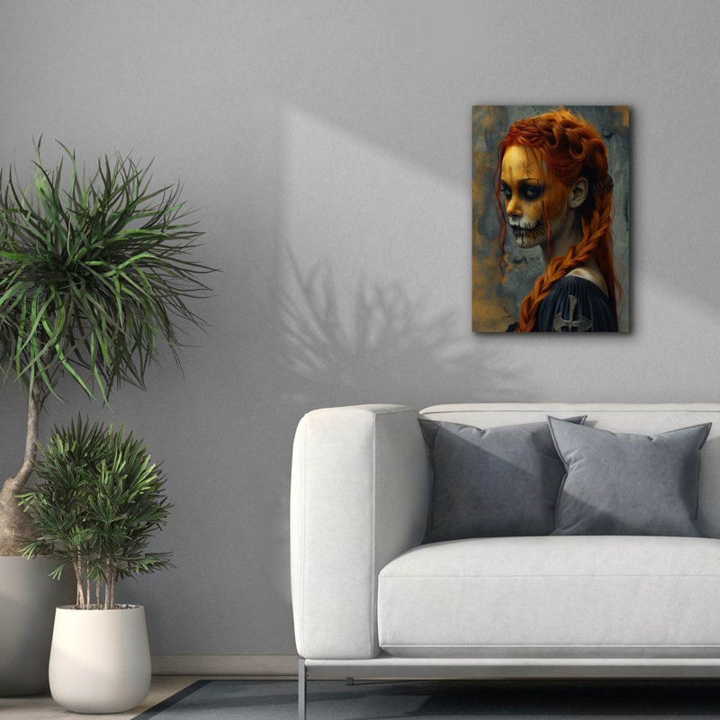 Art mural sur toile Epic Graffiti «Ode To The Haunted» par r3darch0n, H 26 po x l 18 po x P 0,75 po