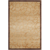 Borrego Hand-Knotted Wool/Silk Gold Area Rug