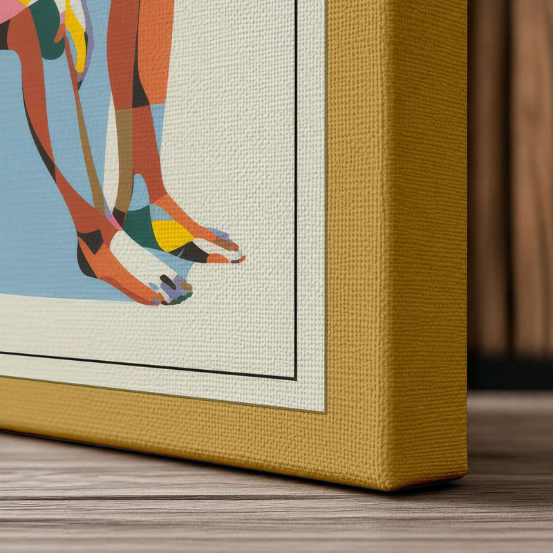 Print, 24x16 - 61.0 x 40.6 cm, Ochre Border