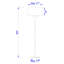 Lampe de plancher 59 po Morgana