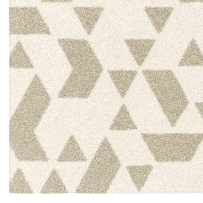 School Geometric Area Rug, Rectangle 80 x 150cm