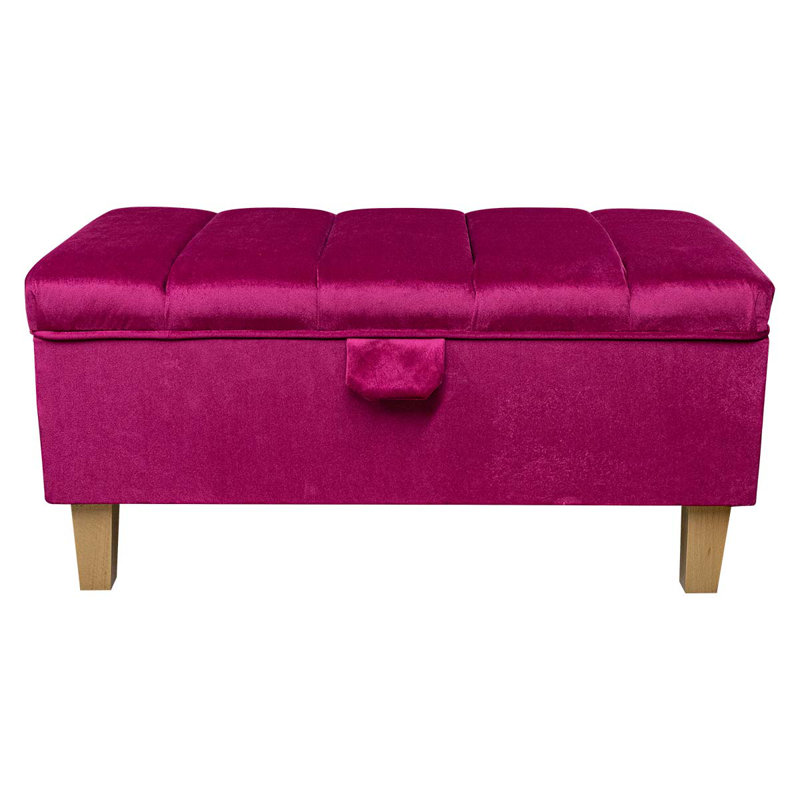 Upholstered Bench with Flip Top