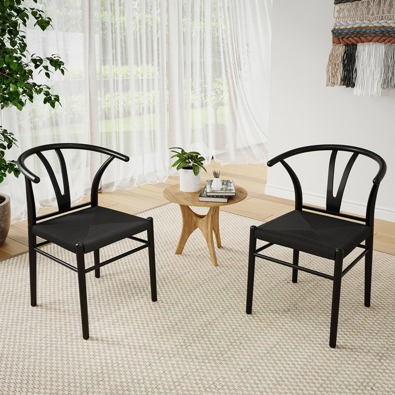 Wood Wishbone Dining Room Chairs