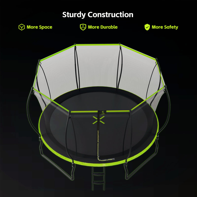 Creationstry Round Backyard Trampoline